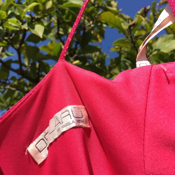 De Laru by Sheila Yen Pink Iridescent Long Gown - Picture 8 of 8